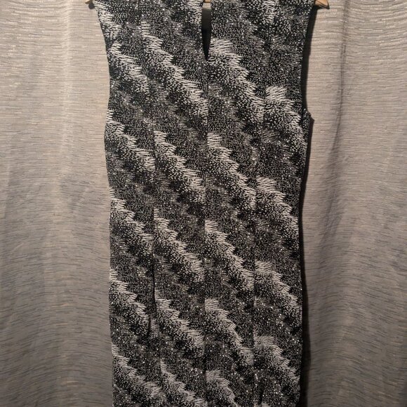 Shimmery Scarlett dress black and white - Picture 2 of 2